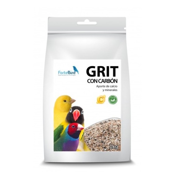 Grit con carbón 1Kg Fortebird