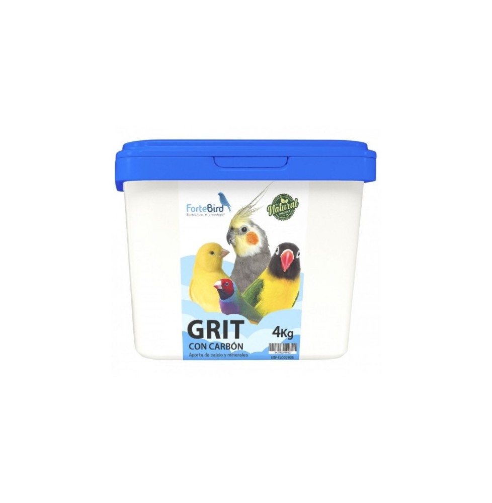 Grit con carbón Fortebird